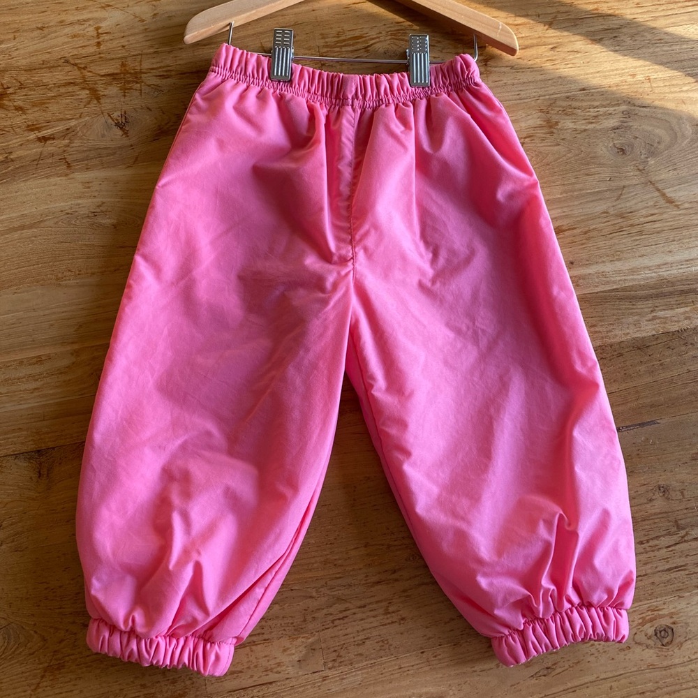 Vintage Sportek Lined Snow or Rain Pants for Baby, Size 12-18M